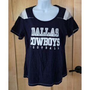 Dallas Cowboys Her Style Womens XL T-Shirt Navy nfl football